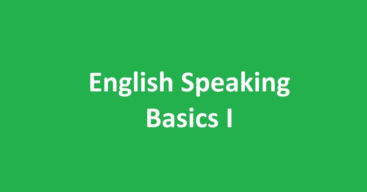 English Speaking Basics 1 । Sahil Sir । LovHind