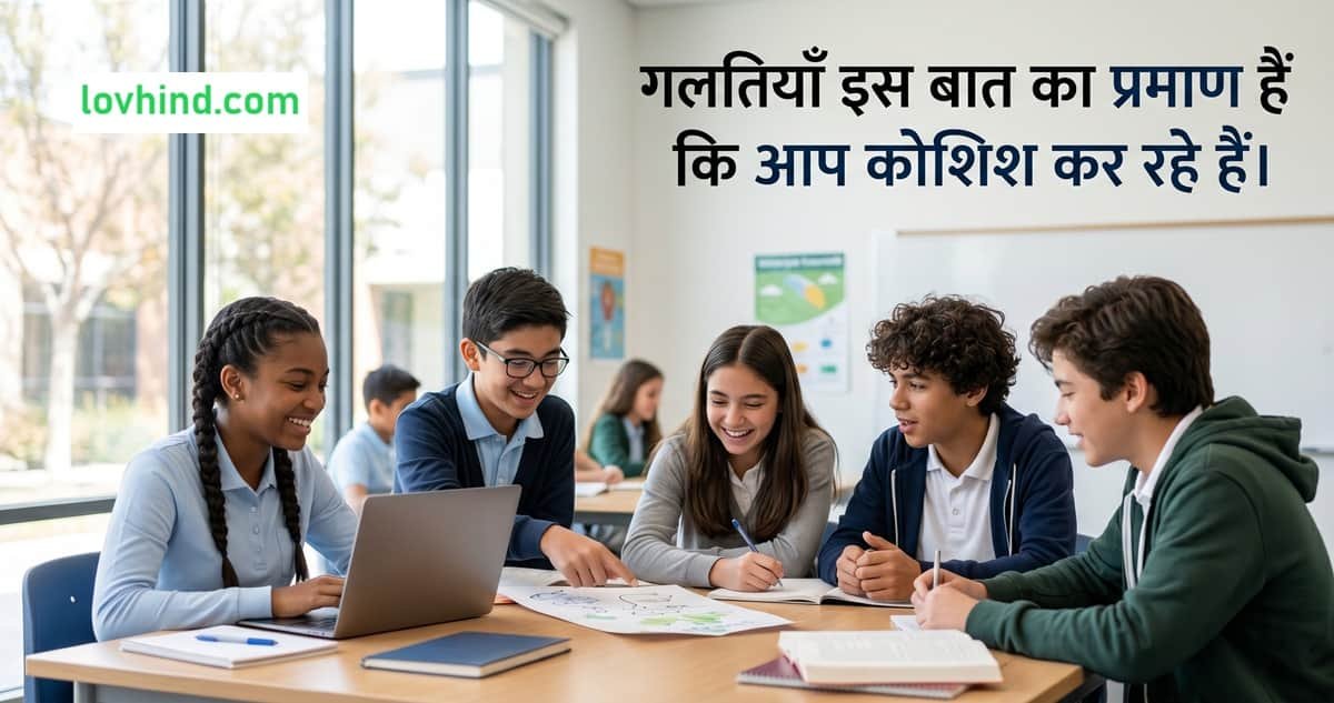 School Thoughts in Hindi and English