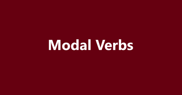 Modal Verbs