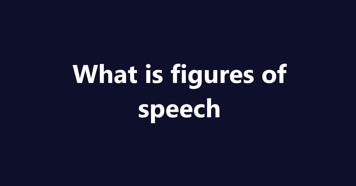 What is figures of speech | Sahil Sir