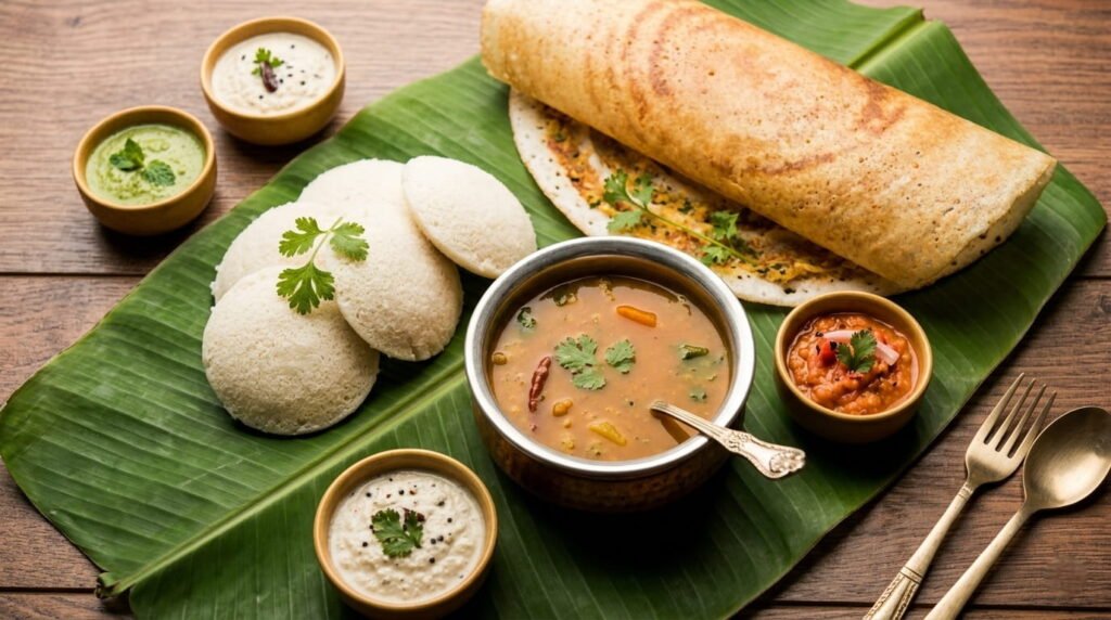  Idli, Dosa, and Sambar