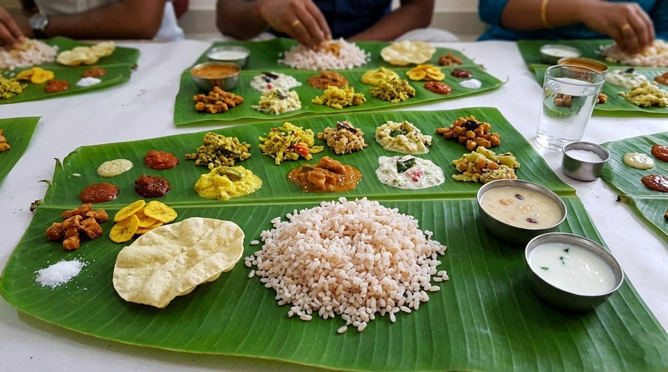 Best Food and Culinary Tours in India: Kerala Sadya