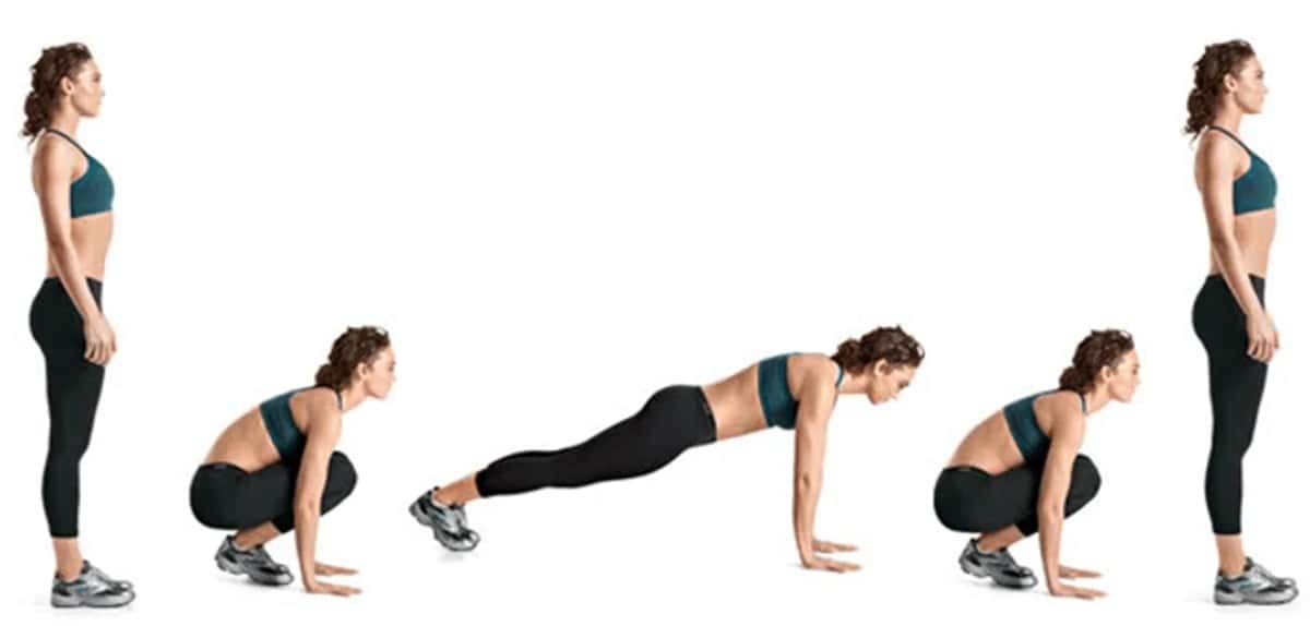Best At-Home Workouts: Burpees