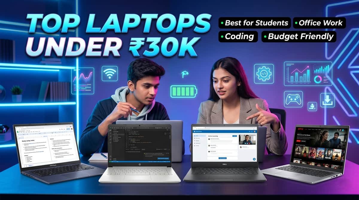 Top Laptops Under 30k