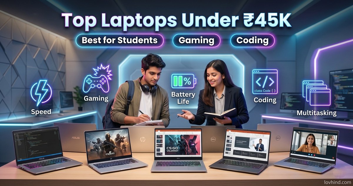 Top Laptop under 45k