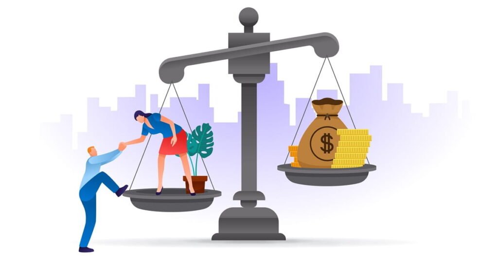 Assets vs liablities