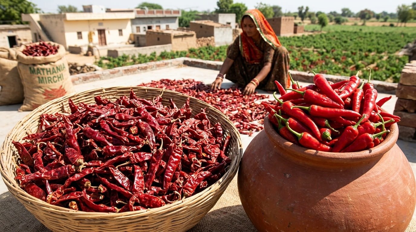 Laal Maas Recipe: Mathania Mirchi